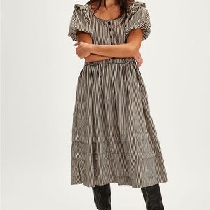 Free People Collier Cord Midi Dress